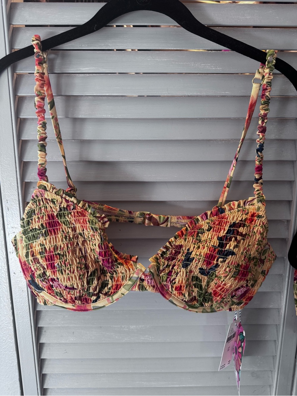 FARM Rio Yellow Floral Bikini